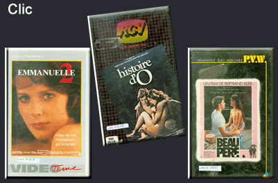 Cassettes VHS Erotique