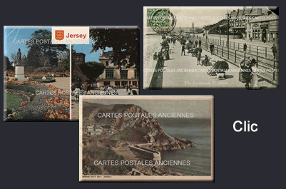 Cartes postales anciennes Jersey Guernesey
