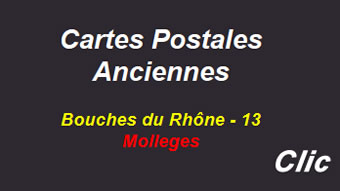 Cartes postales anciennes Molleges Bouches du Rhône