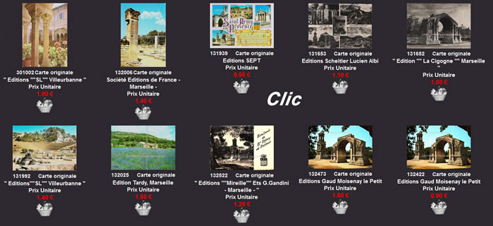 Cartes postales anciennes Saint-Rémy-de-Provence Bouches du Rhône