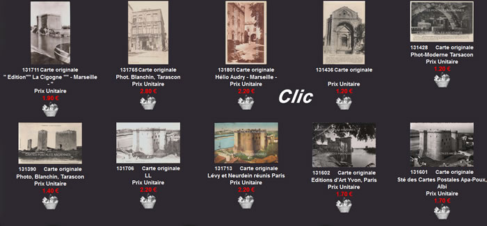 Cartes postales anciennes Tarascon Bouches du Rhône